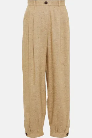 Loro Piana Linen, cashmere, and silk pants