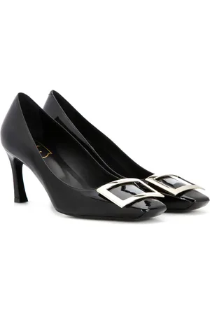 Roger Vivier DÃ©colletÃ© Belle Vivier Trompette leather pumps