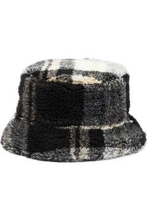 Il gufo Checked teddy bucket hat