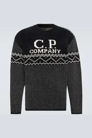 C.P. Company Chenille cotton jacquard sweater