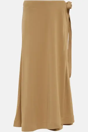 Totême Jersey wrap skirt