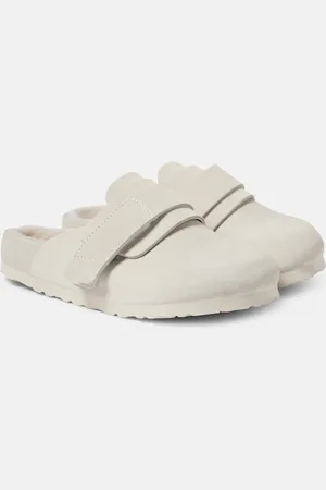 Birkenstock X Tekla Nagoya suede slippers