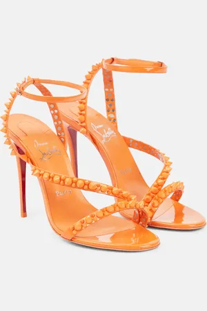 Christian Louboutin Mafaldina Spikes 100 leather sandals