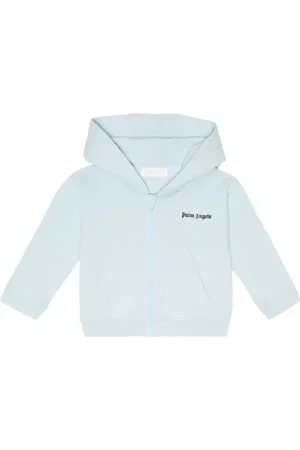 Palm Angels Baby logo cotton hoodie