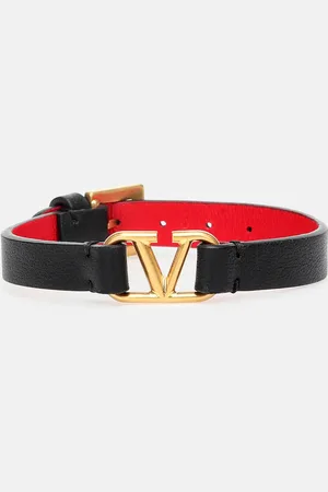 VALENTINO GARAVANI VLogo leather bracelet