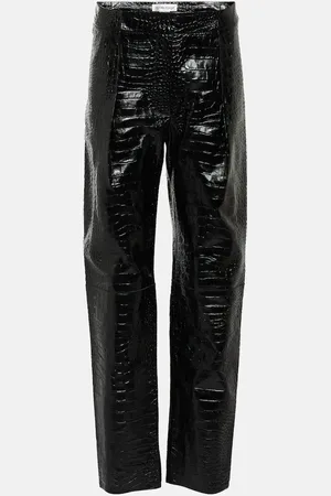 Victoria Beckham High-rise leather leggings