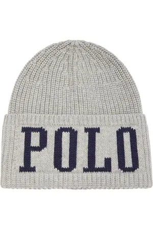 Ralph Lauren Logo intarsia cotton beanie
