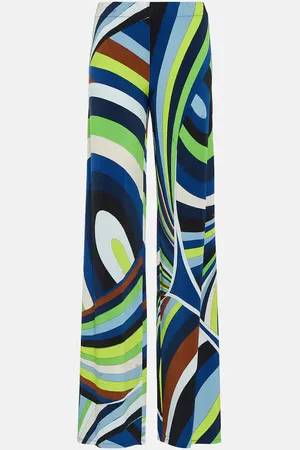 Puccini Iride high-rise jersey straight pants