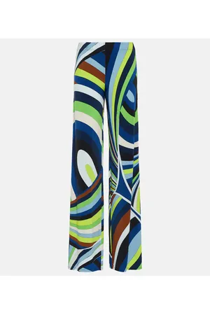 Puccini Iride high-rise jersey straight pants