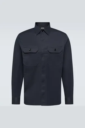 Ermenegildo Zegna Cotton-blend overshirt