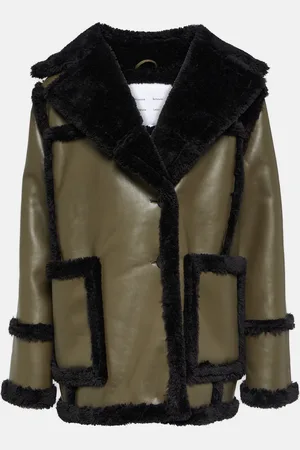 Proenza Schouler White Label faux shearling-lined jacket