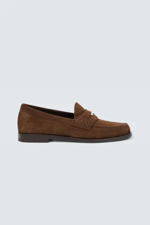 Burberry Suede penny loafers