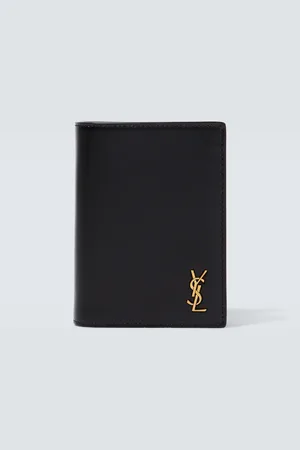 Saint Laurent Tiny Cassandre leather wallet