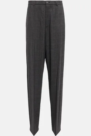 Balenciaga Straight wool boot pants