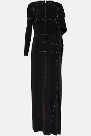 Balenciaga Draped jersey gown