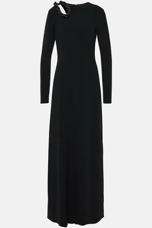 Stella McCartney Crystal-embellished cutout gown