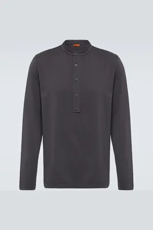 BARENA Cotton Henley shirt