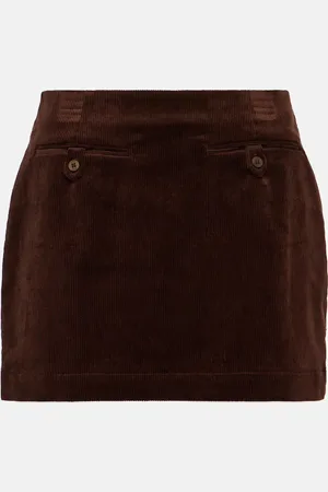 Staud Annette corduroy miniskirt