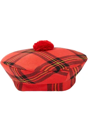 Mini Rodini Checked cotton beret