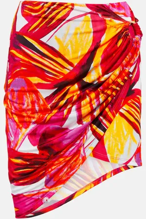 Louisa Ballou Coastline printed miniskirt