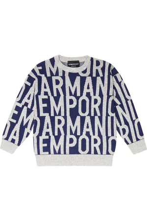 Emporio Armani Logo intarsia sweater