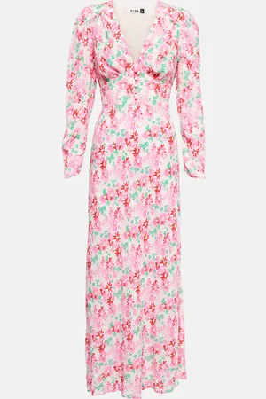 RIXO London Selma floral crÃªpe midi dress