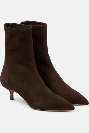 Aquazzura Montmartre 50 suede ankle boots