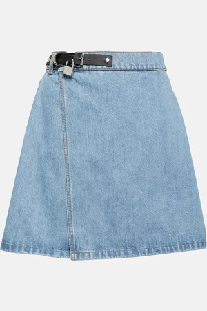 J.W.Anderson Padlock denim miniskirt