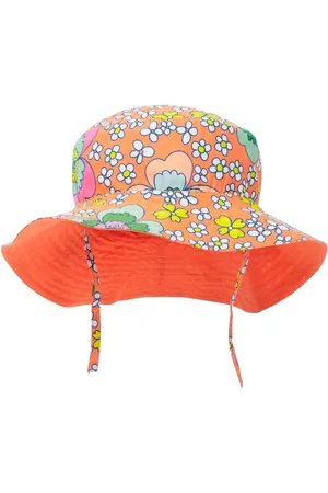 Stella McCartney Floral cotton sun hat