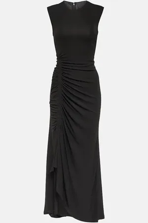 Givenchy Draped crÃªpe midi dress