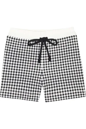 Marysia Gingham swim trunks