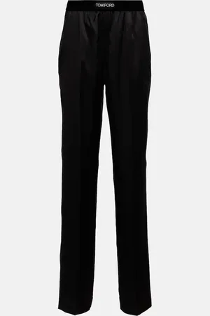Tom Ford High-rise silk-blend satin pants