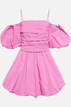 Simkhai Puff-sleeve off-shoulder minidress