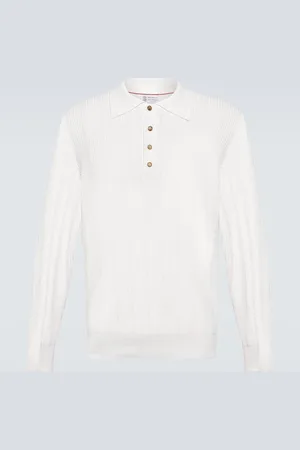 Brunello Cucinelli Cotton polo sweater
