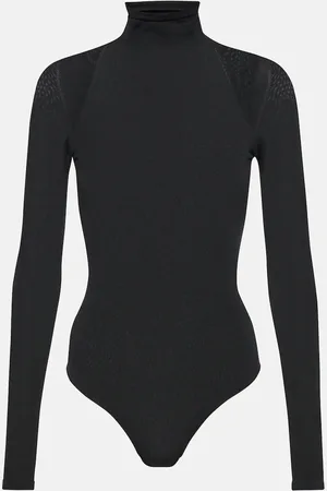 Alaïa AlaÃ¯a Turtleneck jersey bodysuit