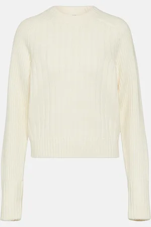 CO Ribbed-knit wool and cashmere sweater
