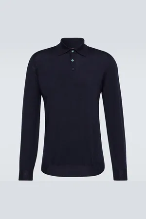 Brunello Cucinelli Wool and cashmere polo sweater