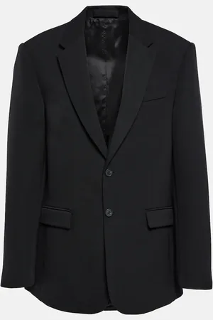 WARDROBE.NYC Oversized single-breasted wool blazer
