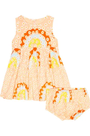Stella McCartney Baby printed cotton dress and bloomers set