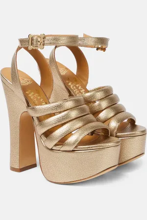 Vivienne Westwood Britney metallic leather platform sandals
