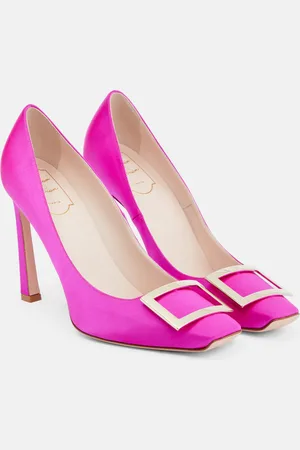 Roger Vivier Trompette satin pumps