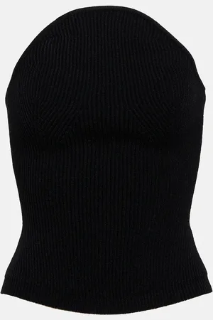 Khaite Jericho rib-knit bustier