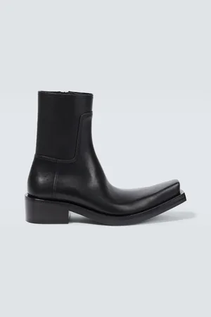 Balenciaga Santiago leather boots