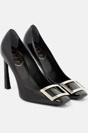 Roger Vivier Belle Vivier Trompette 100 leather pumps