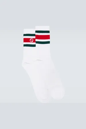 Gucci Web Stripe Interlocking G socks
