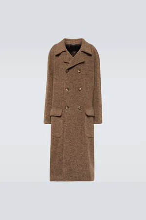 Dolce & Gabbana Double-breasted alpaca-blend coat