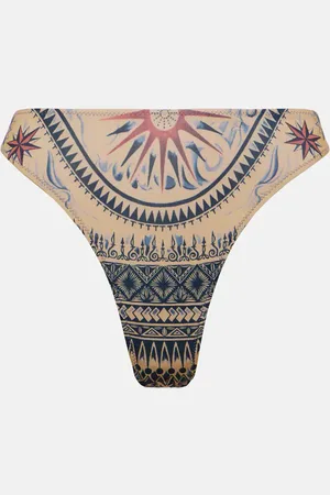 Jean Paul Gaultier Tattoo Collection printed bikini bottoms