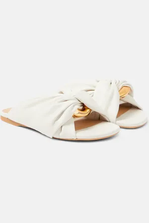 J.W.Anderson Corner leather slides