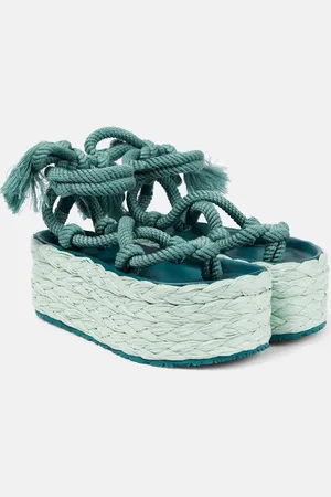 Isabel Marant Elif platform espadrille sandals