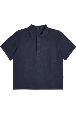 Il gufo Linen polo shirt